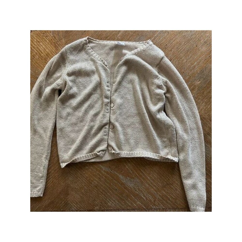 Carters 6x girls shimmery gold sweater